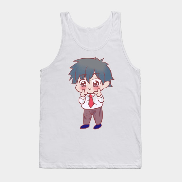 cute boy #001 Tank Top by cutequokka